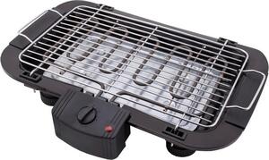 PYRAMIDEA Barbecue Elettrico da Giardino da Tavolo Portatile BBQ da Esterno con Temperatura regolabile Potenza 1800W colore Nero - GR1800