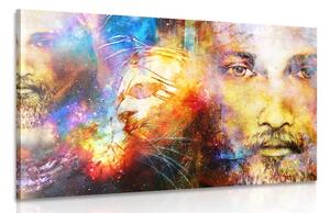 Quadro su tela – Onnipotente nello spazio cosmico
