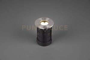 Belaja faro segnapasso incasso carrabile led da esterno tondo accia