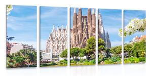 Quadri 5 pezzi – Cattedrale di Barcellona
