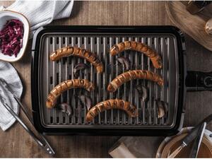 Russell Hobbs Barbecue Elettrico da Giardino da Tavolo Portatile BBQ da Esterno con Termostato Regolabile Potenza 1600 W colore Nero - 25850-56 Smo