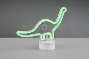 Bronto lampada da tavolo diesegno dinosauro h. 20,5cm a led 1,6w 1