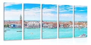 Quadri 5 pezzi – Vista su Venezia