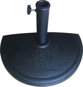 VivaGarden Base Ombrellone a muro 50x25xH33 cm peso 9 kg antracite Per pali 39 mm - Lunantr10
