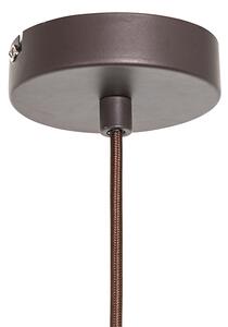 Lampada a sospensione moderna marrone 38 cm - Saffira