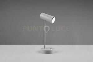 Lenny lampada led 2,5w 230lm, 3000+4000+6000kda grigia ricaricabil
