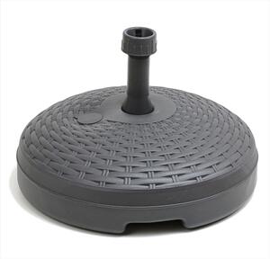 Adriatic Base per ombrellone da giardino Effetto Rattan Capacit 20 Litri colore Antracite - 45/MA