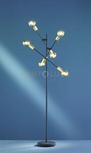 Lampade da terra 3 braccia orientabili cross 6 luci 406700632 nero 