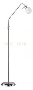 Lampade da terra led freddy 1 vetro 424810107 acciaio