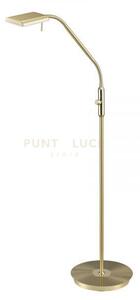 Bergamo piantana led ottone satinato flessibile tocuh dimmer h. 135