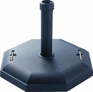 Amicasa Base per ombrellone ottagonale 500x500 mm colore Nero - NTH32-B