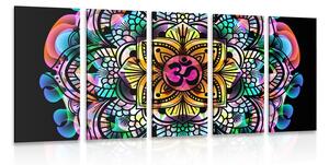 Quadri 5 pezzi – Mandala della salute