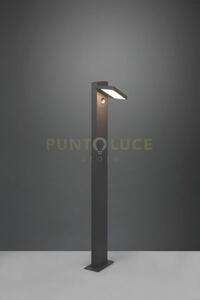 Palo esterno horton led in fusione orientabile con sensore antracit