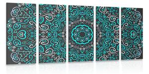 Quadri 5 pezzi – Mandala dell'amore