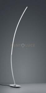 Solo piantana led 11w 1200lm, 3000k curva alluminio spazzolato h