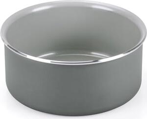 MONETA Batteria Pentole Induzione 7 Pezzi Antiaderenti con Manico Removibile Salvaspazio colore Grigio - Melodia