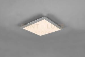 Gamma plafoniera led 13,5w 1600lm, 2700 - 6500k quadrata bordo allu