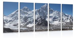 Quadri 5 pezzi – Meravigliosa cima di montagna