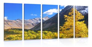 Quadri 5 pezzi – Natura meravigliosa in Kamčatka, Russia