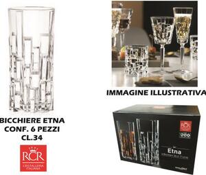 Rcr Cristallerie Bicchiere confezione 6 pezzi cl 34 Etna Rcr - RCR274383