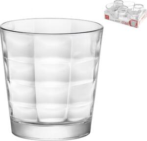 Bormioli Rocco Bicchiere Cube Confezione 6 Pezzi cl 24 in Vetro colore Trasparente - BO081626