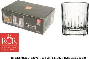 Rcr Cristallerie Bicchiere confezione 6 pezzi cl 36 Timeless Rcr - RCR258857