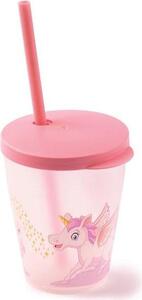 Snips Bicchiere con Cannuccia Unicorno colore Rosa - 853