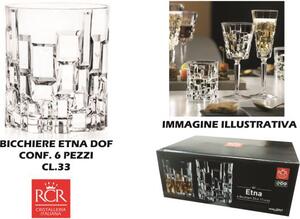 Rcr Cristallerie Bicchiere confezione 6 pezzi cl 33 Etna Dof Rcr - RCR274390