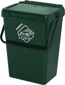 ArtPlast Bidone Biosystem lt 35 cm 40x30x51 h colore Verde - BS35V
