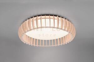 Monte plafoniera led 38w 4400lm, 3000 - 6500k con struttura legno 
