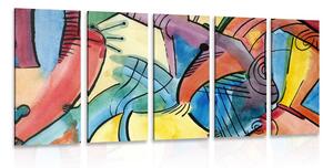 Quadri 5 pezzi – Arte astratta