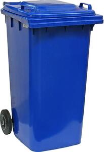 I.C.S. Bidone Spazzatura Pattumiera Rifiuti con Coperchio e Ruote Capacit 240 Litri cm. 73x58x106 h colore Verde - P140240E