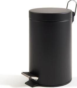 Perfetto Bidone per la spazzatura 5 L Rotondo Acciaio Nero 0446C