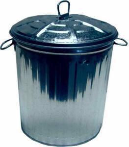 Lady Doc Bidone Spazzatura Pattumiera Rifiuti Immondizia in Latta con Coperchio 7 Litri Ladydoc 06128 - 200830Z