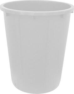 I.C.S. Bidone Spazzatura Pattumiera Rifiuti Immondizia 41h cm 49 Litri 50 colore Bianco - P480050B
