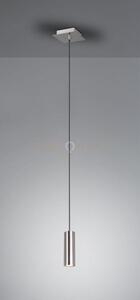 Marley sospensione cilindro metallo acciaio d. 6cm 1 luce attacco gu10