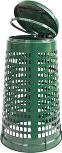 I.C.S. Bidone Spazzatura Trespolo Pattumiera con Coperchio Capacit 110 Litri Dimensioni 51x85h cm - C455738