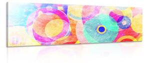 Quadro su tela – Cerchi colorati