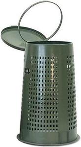 Giganplast Bidone Spazzatura Trespolo Pattumiera Zeffiro con Coperchio colore Verde - 8375HDF/V+9210M/V