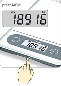 Beurer Bilancia da Cucina Digitale Elettronica colore Grigio - KS59