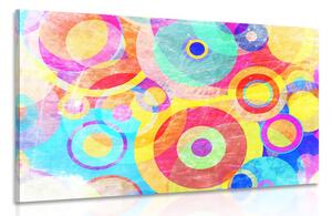 Stampa su tela – Cerchi pieni di colori
