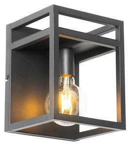 Lampada da parete intelligente nera con mensola inclusa Wifi G95 - Cage Rack