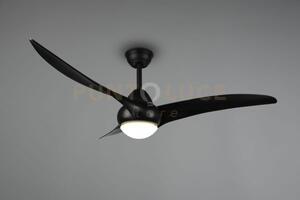 Ventilatore alesund led con regolazione intensità e temperatura ner