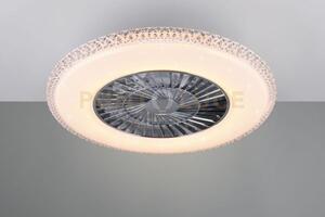 Harstad ventilatore e plafoniera led 38w 4400lm, 2700 - 6500k diffu