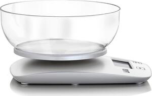 LAICA Bilancia da Cucina Digitale Elettronica Peso Massimo 5 Kg Display LCD colore Bianco - KS1060