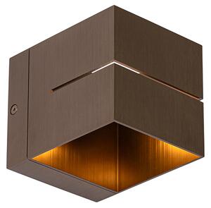 Applique da parete moderna bronzo scuro - Transfer Groove