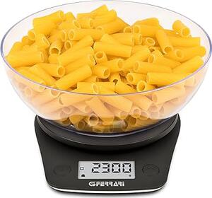 G3 Ferrari Bilancia da Cucina Digitale Elettronica Portata Massima 5 Kg Capacit Ciotola 2 Litri - G20161 Equa