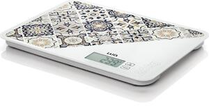 LAICA Bilancia da Cucina Digitale XL Capacit 20kg/5g Display LCD Funzione TARA e BLOCCA PESO colore Marrone / Bianco - KS5021 N