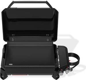 WEBER Bistecchiera Elettrica Doppia Piastra Antiaderente Liscia Potenza 4700 Watt colore Nero - 1500244 PREMIUM Slate Gp