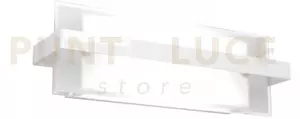 Cross applique media 2 luci bianco 1106-am-bi